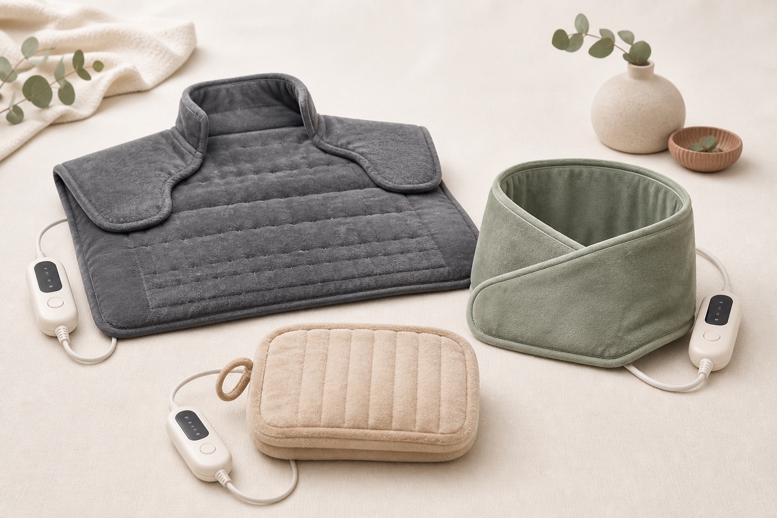 Three representative CoolHealth heating product formats